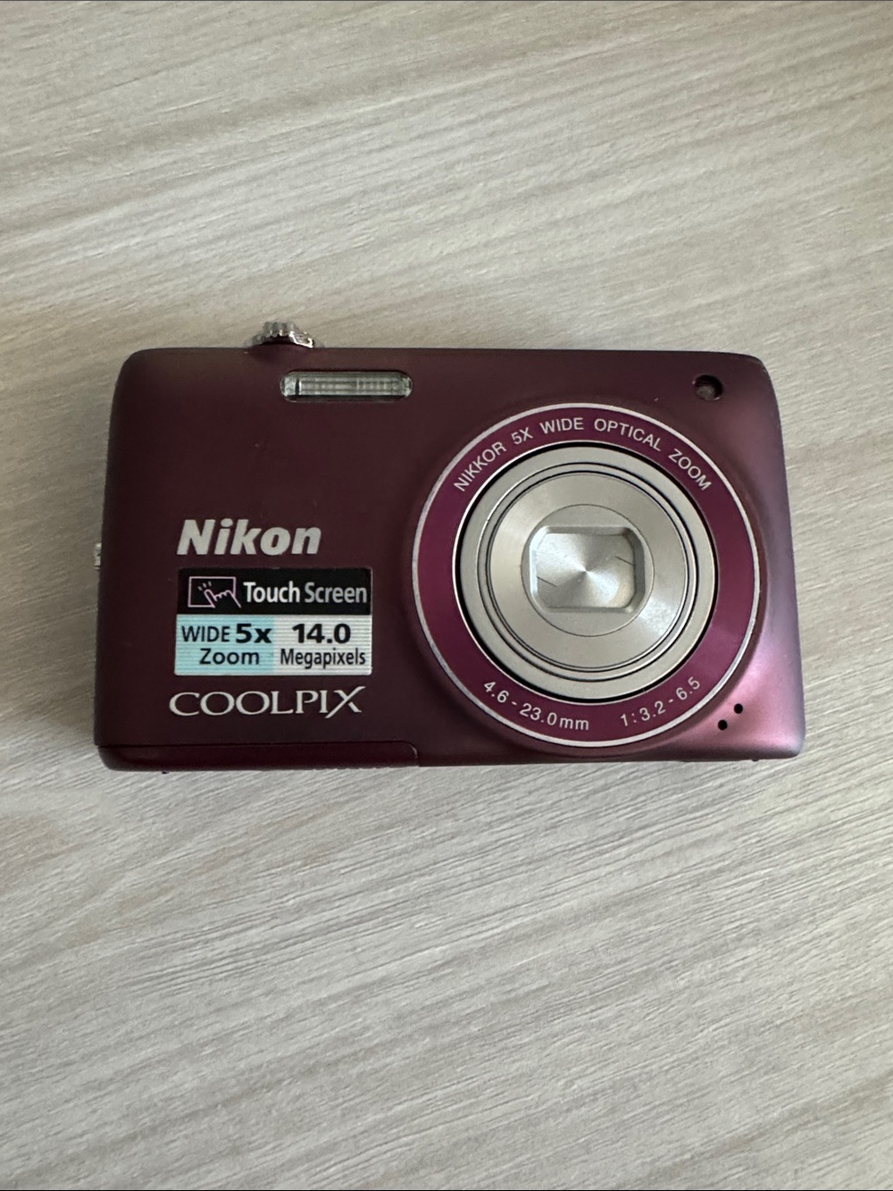 Nikon COOLPIX Compact Digital Camera - Maroon